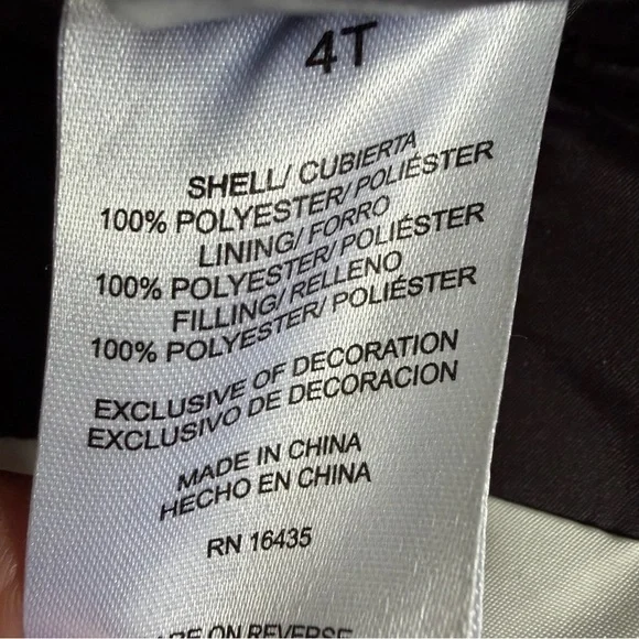 Disney Pixar Cars Lightning McQueen Racing Coat 4T NEW Jacket Winter LMQ RPM - Picture 3 of 10